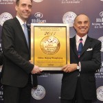 Hilton Beijing Wangfujing was honored at International Five Star Diamond Award Gala Ceremony